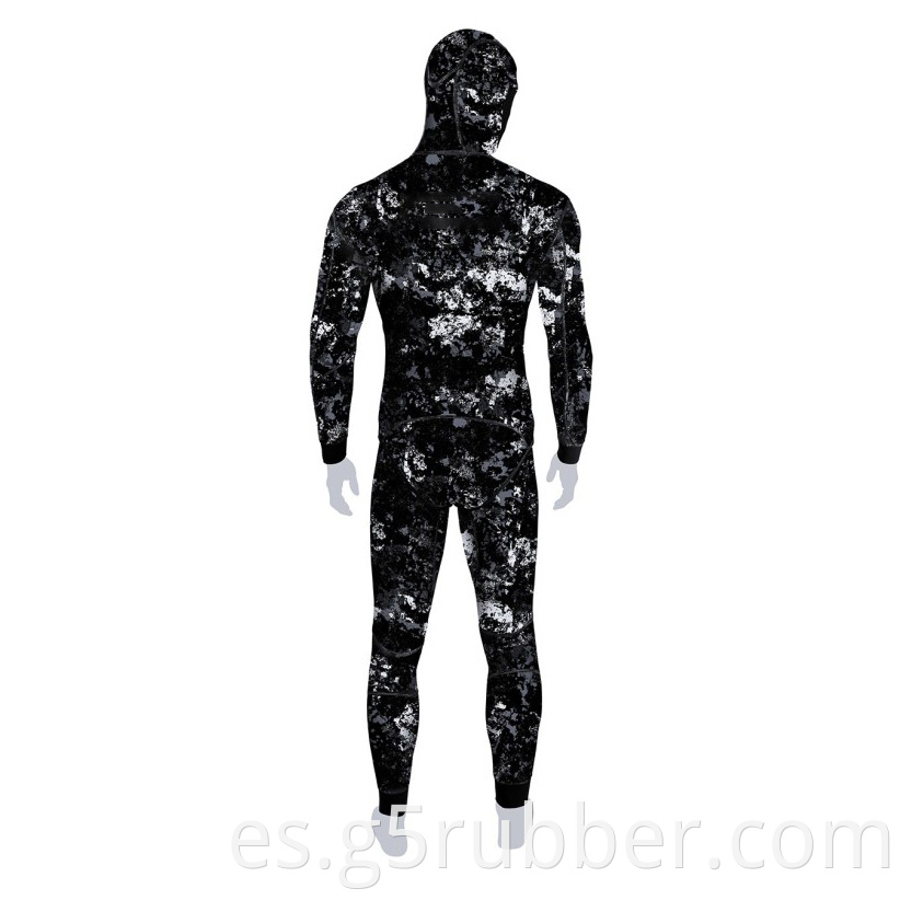 7mm Spearfishing Wetsuits 2 Pieces Hunting Fishing